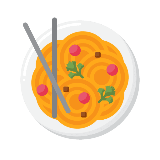 Pasta dish pasta gastronomy icon