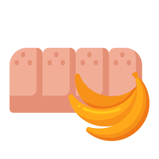 Banana bread banana bread eating cuisine icon