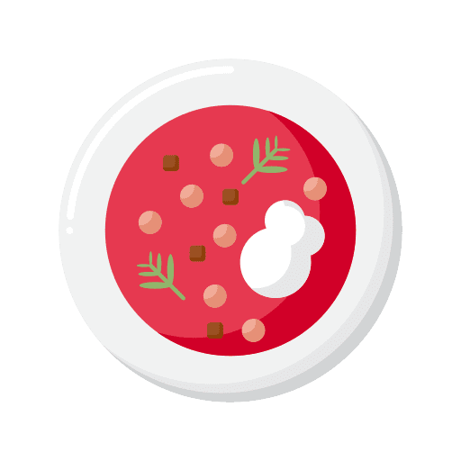 Borscht cultures borscht eating icon