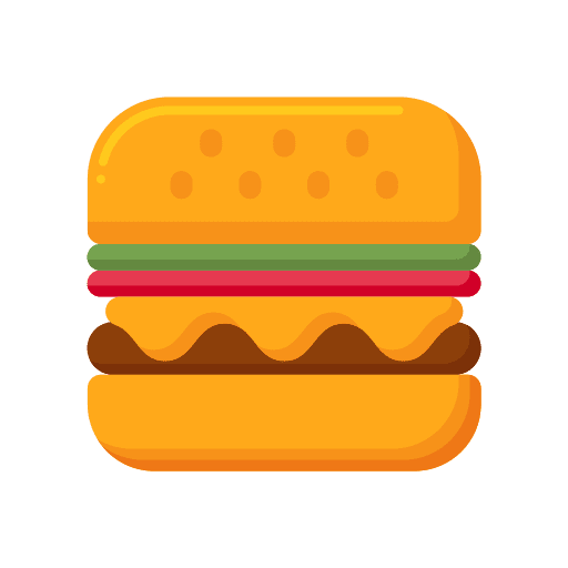 Cheeseburger sandwich food and restaurant hamburger icon