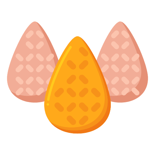 Coxinha chicken fried food and restaurant icon