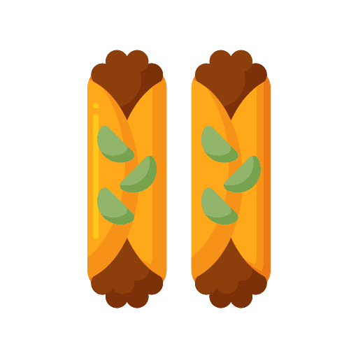 Enchilada traditional tortilla food and restaurant icon