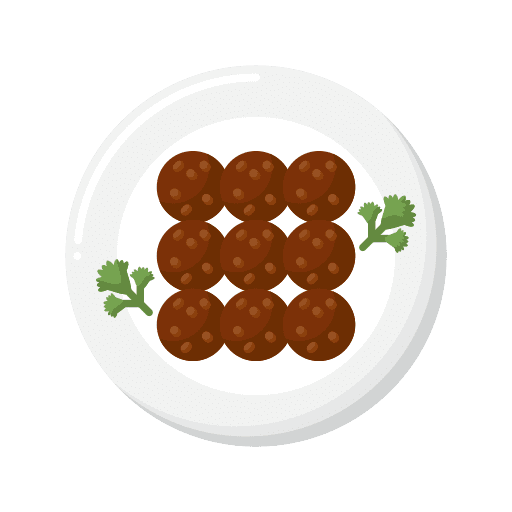 Falafel food and restaurant traditional healthy food icon