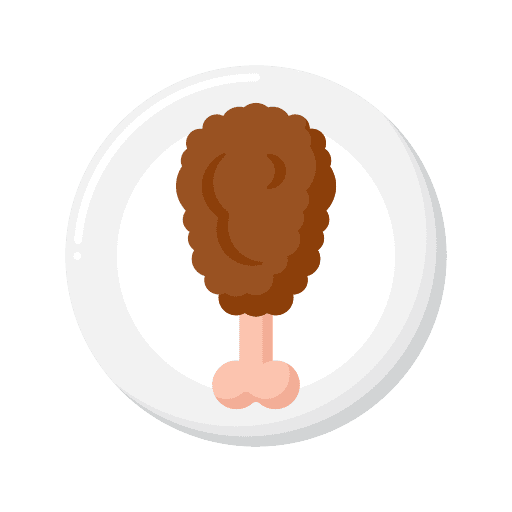 Fried chicken grill beverage food and restaurant icon