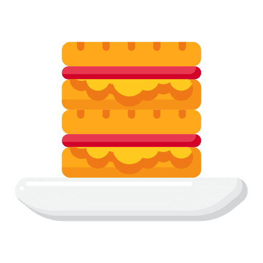 Grilled food cheese fast food sandwich icon