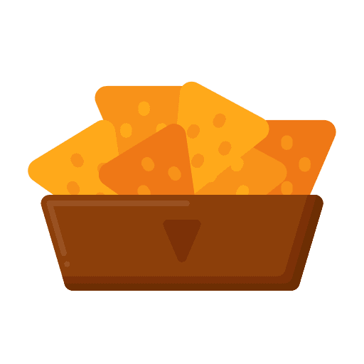 Nachos food and restaurant snack cooking icon
