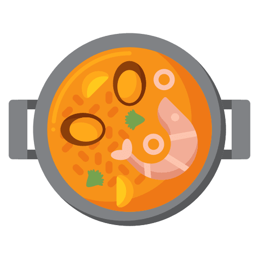 Paella spanish food paella summertime icon