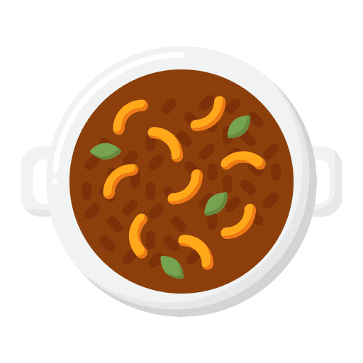 Stew food and restaurant eating cuisine icon