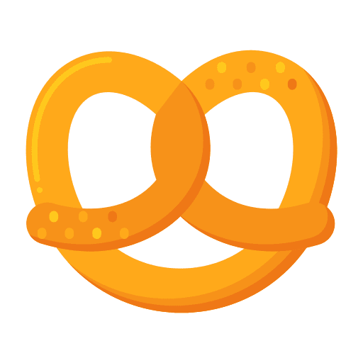 Pretzel pretzel pastry sweet icon