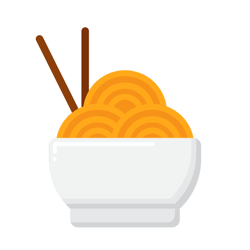 Ramen yakisoba ramen chinese food icon