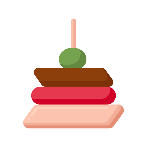 Tapas tapas dinner snack icon