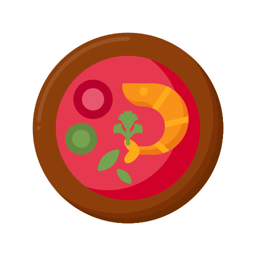 Tom yum goong thai food soup tom yum goong icon