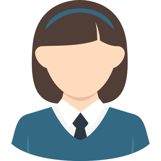 Girl avatar user kids icon