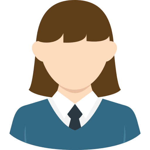 Girl student people girl icon