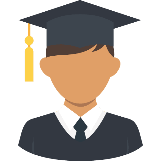 Graduated people avatar education icon Graduated people avatar education icon