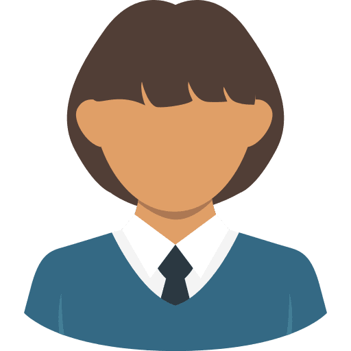 Girl education school user icon Girl education school user icon