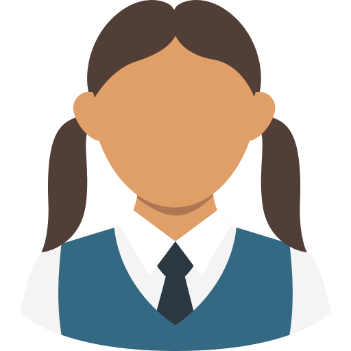 Girl people kids education icon Girl people kids education icon