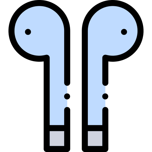 Airpods device technology headphones icon Airpods device technology headphones icon