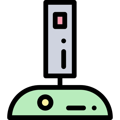 Joystick activity technology gamer icon Joystick activity technology gamer icon