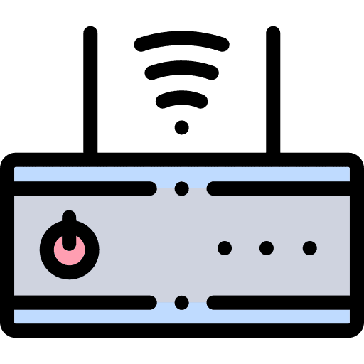 Modem wifi signal connectivity icon Modem wifi signal connectivity icon