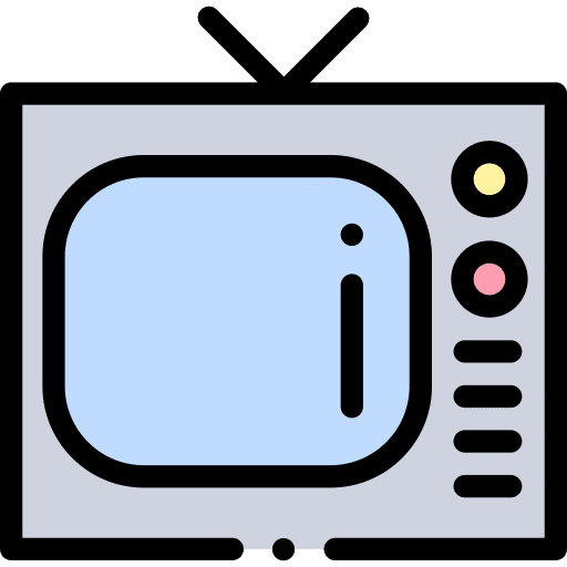 Old tv old tv screen antenna icon Old tv old tv screen antenna icon