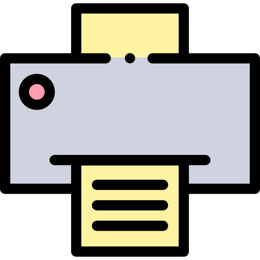 Printer scanner interface printing icon Printer scanner interface printing icon