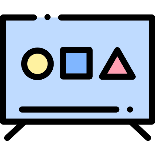 Smart tv technology television entertainment icon Smart tv technology television entertainment icon
