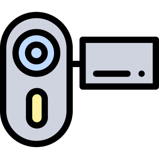Video camera handy recorder electronics icon Video camera handy recorder electronics icon