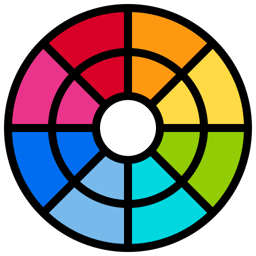 Color graphics editor graphic design design icon