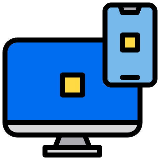 Computer art and design responsive graphic design icon Computer art and design responsive graphic design icon