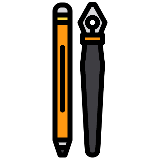 Paint edit tools design pen icon Paint edit tools design pen icon
