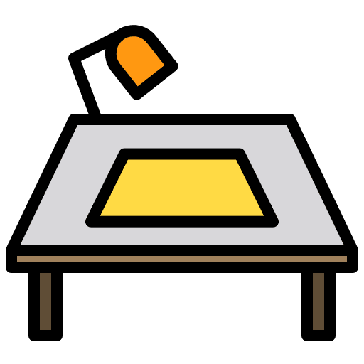 Table workbench work draft icon Table workbench work draft icon