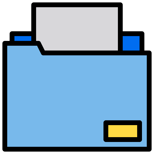Folder graphic design art and design files icon Folder graphic design art and design files icon