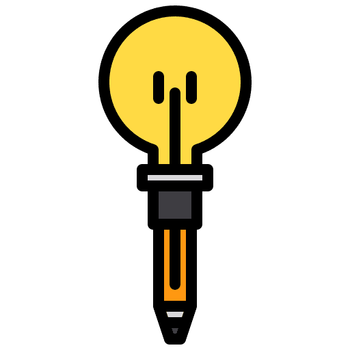 Idea education graphic design invention icon Idea education graphic design invention icon