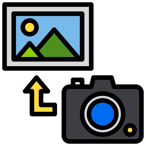 Photography image art and design editor icon Photography image art and design editor icon