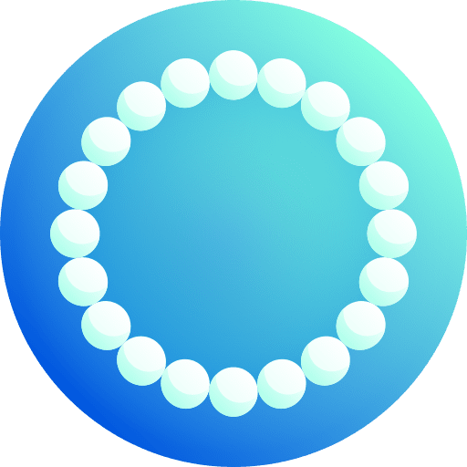 Pearl necklace jewels elegant pearl icon