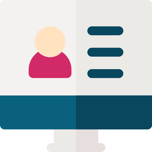Online voting online voting democracy online registration icon