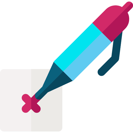 Cross democracy note politics icon Cross democracy note politics icon