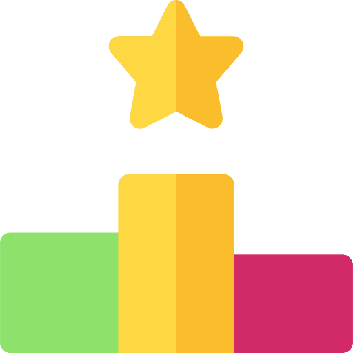 Winner olympic games leaderboard podium icon Winner olympic games leaderboard podium icon