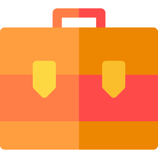 Briefcase business office baggage icon Briefcase business office baggage icon
