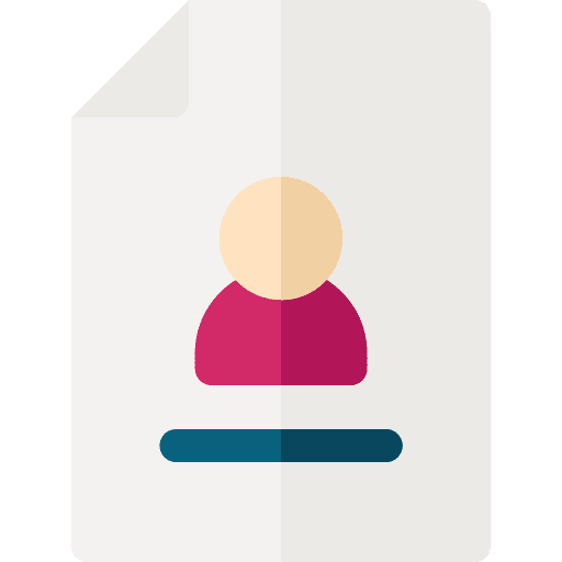 Flyer advertisement candidate user icon Flyer advertisement candidate user icon