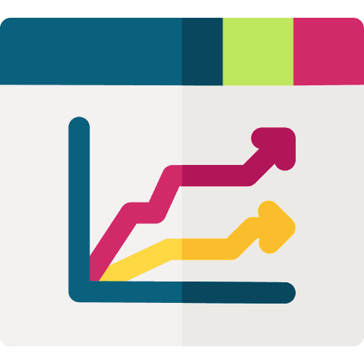Graph vote line graph browser icon Graph vote line graph browser icon