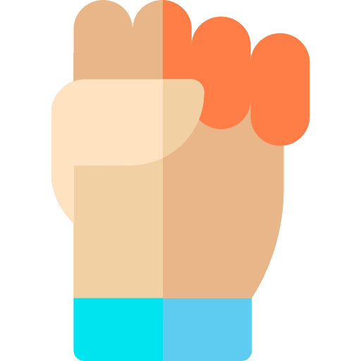 Power protest raise hand fist icon Power protest raise hand fist icon