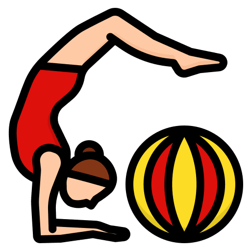 Gymnast gymnast show circus icon