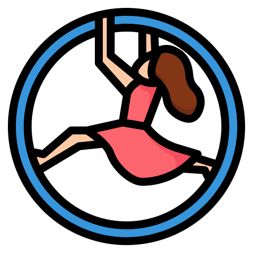 Hooping gymnast gymnastic rings performer icon Hooping gymnast gymnastic rings performer icon