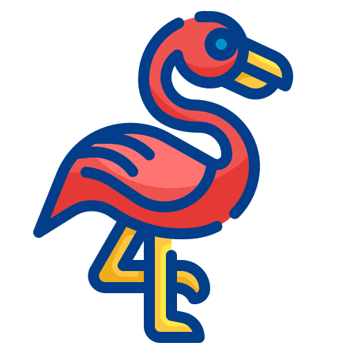 Flamingo flamingo bird wildlife icon