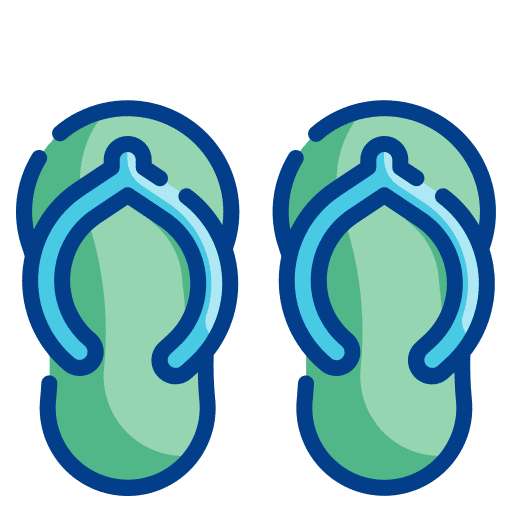 Flip flops fashion footwear shoes icon Flip flops fashion footwear shoes icon