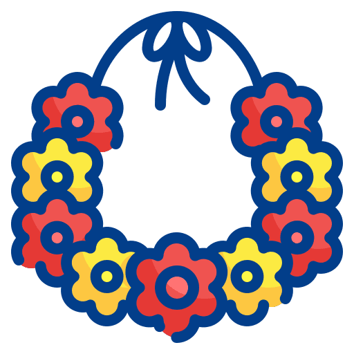 Necklace necklace tropical hawaii icon