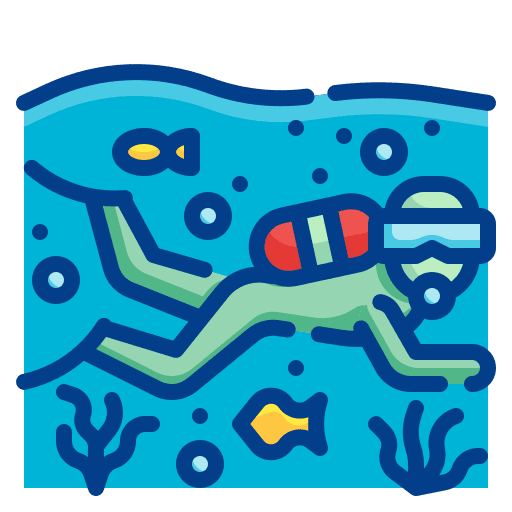 Scuba diving dive underwater icon Scuba diving dive underwater icon