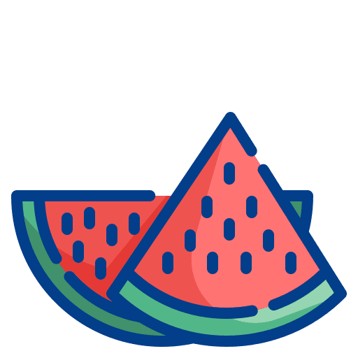 Watermelon food and restaurant food fruit icon